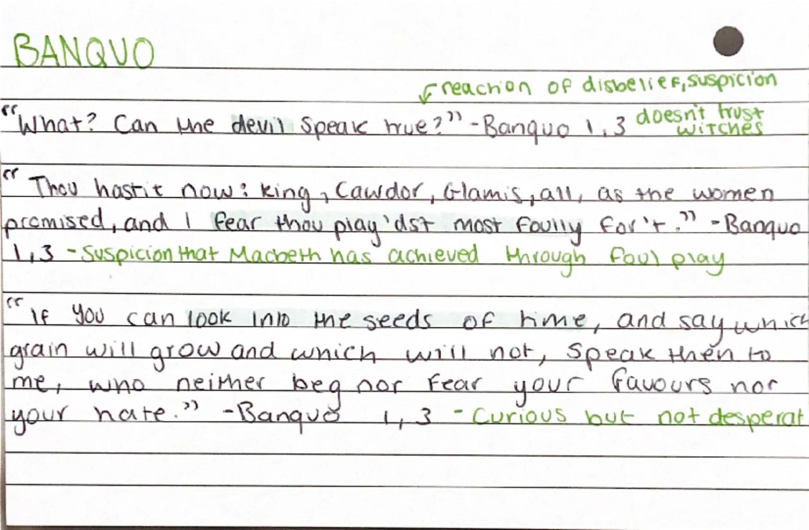 MACBETH

he is worthy of being called Israve
"for brave Macbeth - well he deserves that name"
- Captain 1,2 - Valiant + Loyal, contrast to l