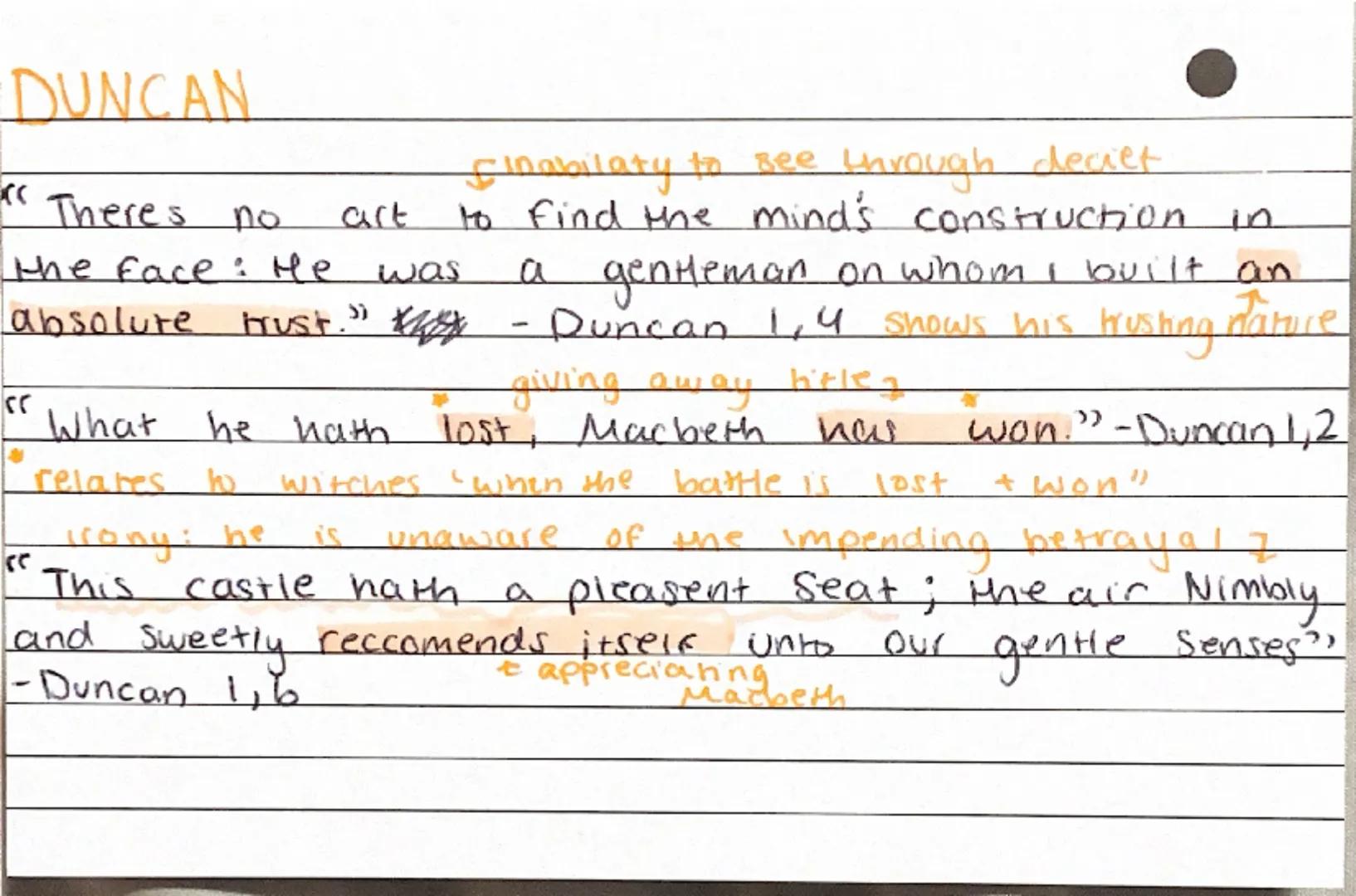 MACBETH

he is worthy of being called Israve
"for brave Macbeth - well he deserves that name"
- Captain 1,2 - Valiant + Loyal, contrast to l