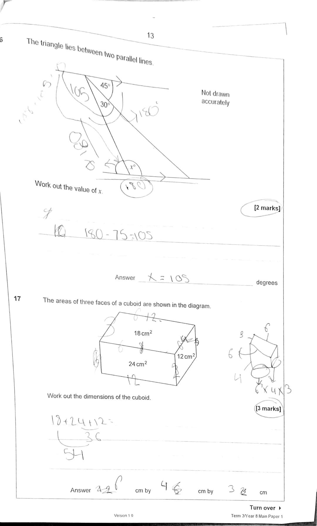 1
n
1 (a)
Cola
The pictogram shows the drinks Jake had last week.
Orange
Lemonade
Water
Answer all questions in the spaces provided.
Which d