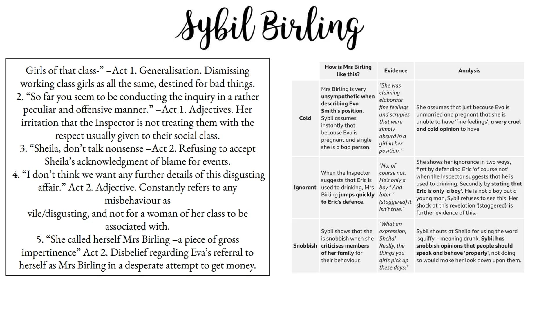 English An Inspector Calls
An
Inspector
Calls
J. B. PRIESTLEY
Heinemann
Inspiring generations
(Credits to BBC) Naïve
How is Sheila
Birling l