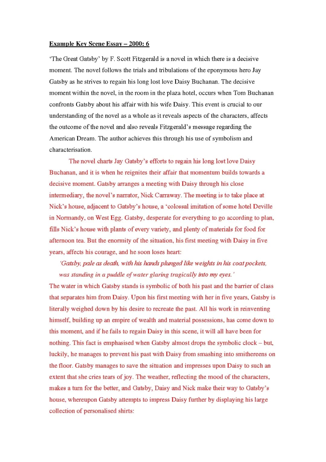 Decisive Scene: The Great Gatsby Plaza Hotel Explained