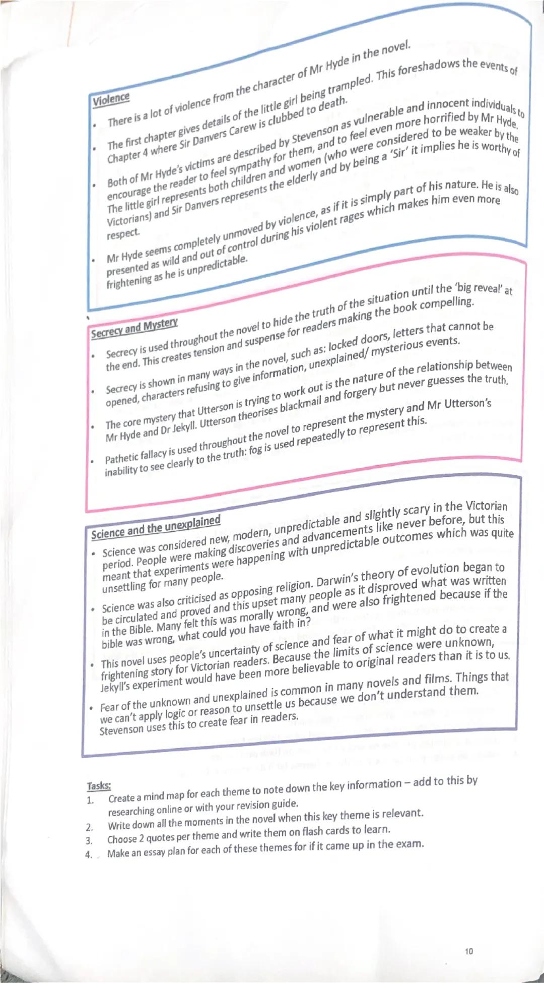 DR JEKYLL AND MR HYDE THEMES