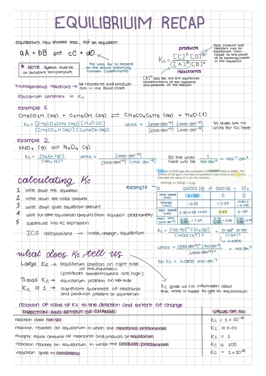 Easy Kc Chemistry: Calculate Equilibrium Constants!