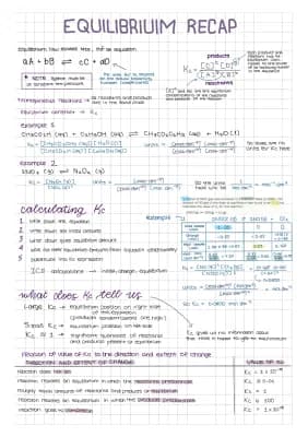 Know Edexcel A Level Chemistry - Topic 11 Further Equilibrium  thumbnail