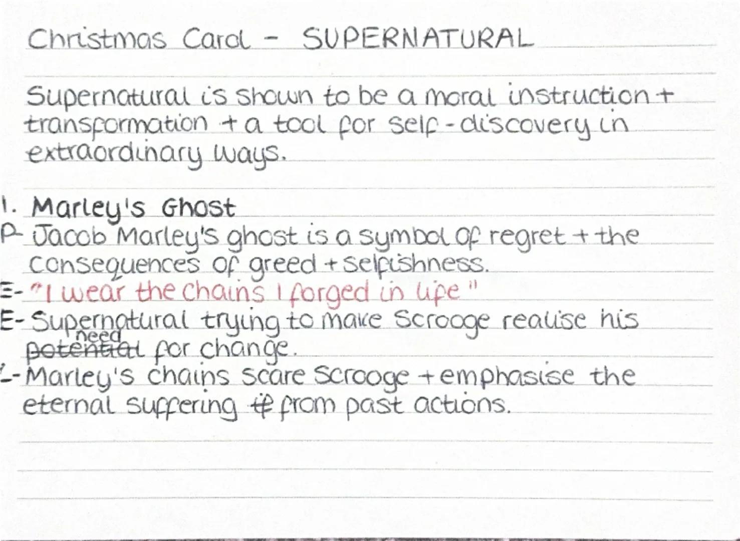 Christmas Card - SUPERNATURAL

Supernatural is shown to be a moral instruction + transformation + a tool for self-discovery in extraordinary