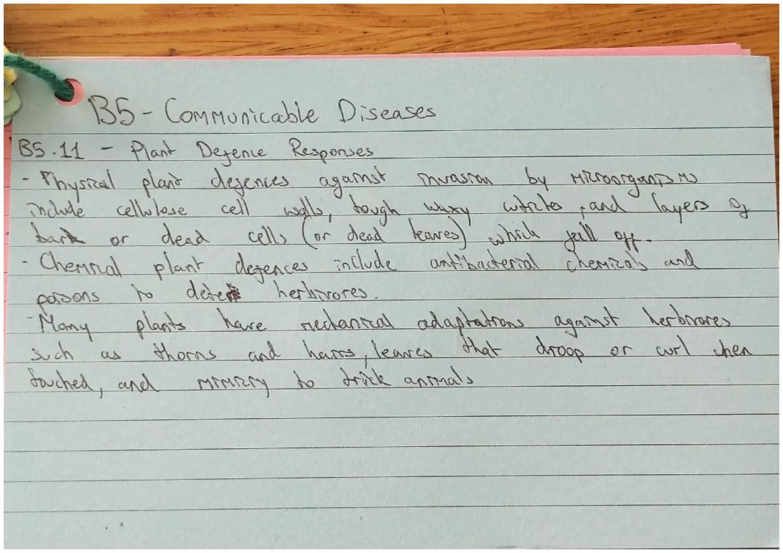 35-Communicable Diseases
B5.1-Health and Disease
state
Health is a
Diseases, both
ll health
• Other factors including diet, stress and life 