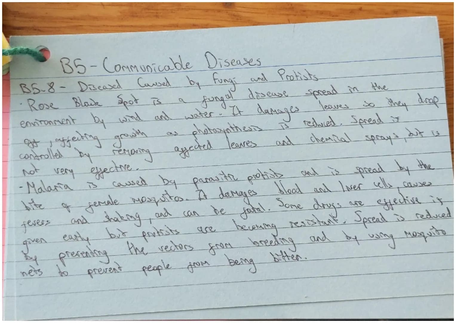 35-Communicable Diseases
B5.1-Health and Disease
state
Health is a
Diseases, both
ll health
• Other factors including diet, stress and life 