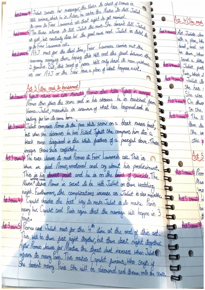 English (Romeo and Juliet)
Romeo and Juliet Summary
Act I (The Road to true love)
• Prologue tells us Romec and Juliets gate is determined!.