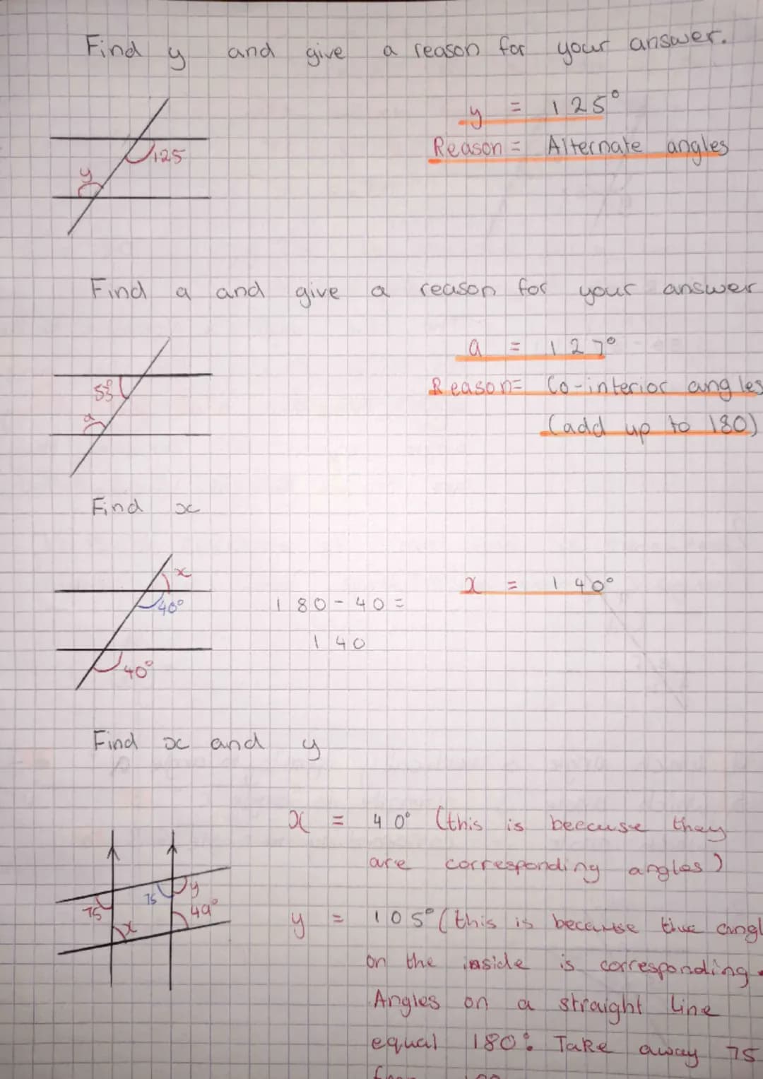 Alternate angles
دیکھو
108⁰
*
130°
→
Corresponding angles
→
1309
parallel lines
transversal
65°
parallel Lines
SEX
86
90°º°
059
115%
→
Alter