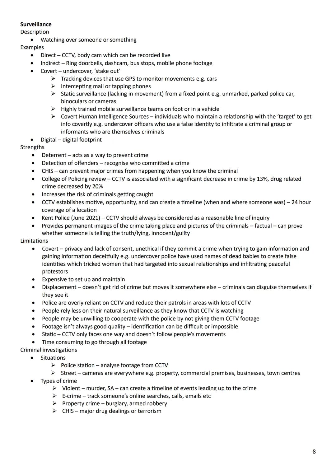 Intelligence Databases
Description
●
Examples
●
●
●
●
AC1.2 - Assess the usefulness of investigative techniques in criminal investigations
S