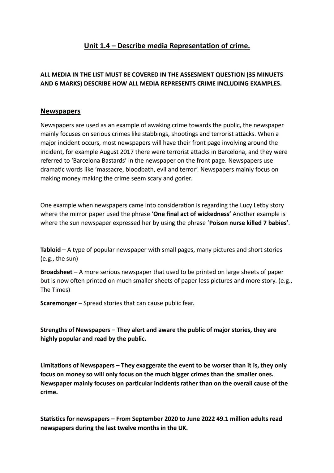 How Newspapers and Media Affect Our View of Crime: A Simple Guide