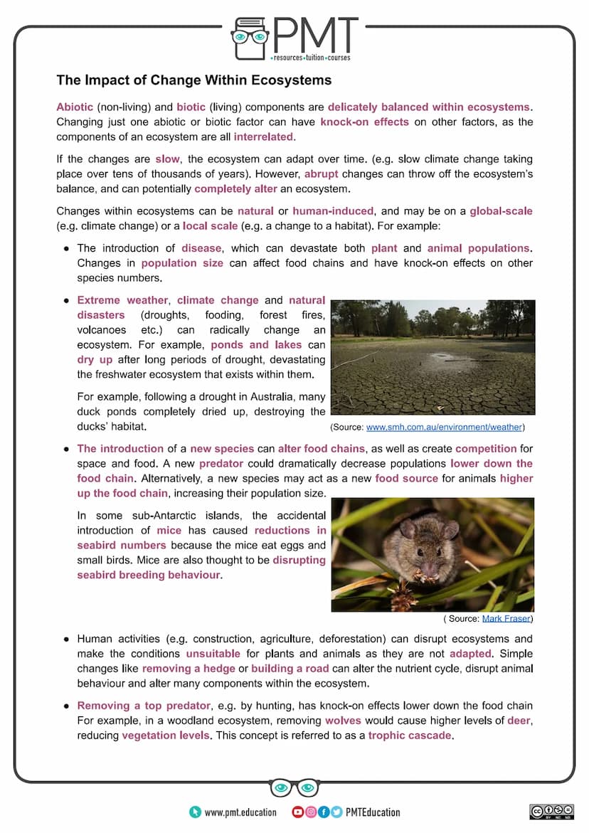 
<h2 id="introduction">Introduction</h2>
<p>AQA Geography GCSE covers the topic of ecosystems which are natural systems where plants, animal