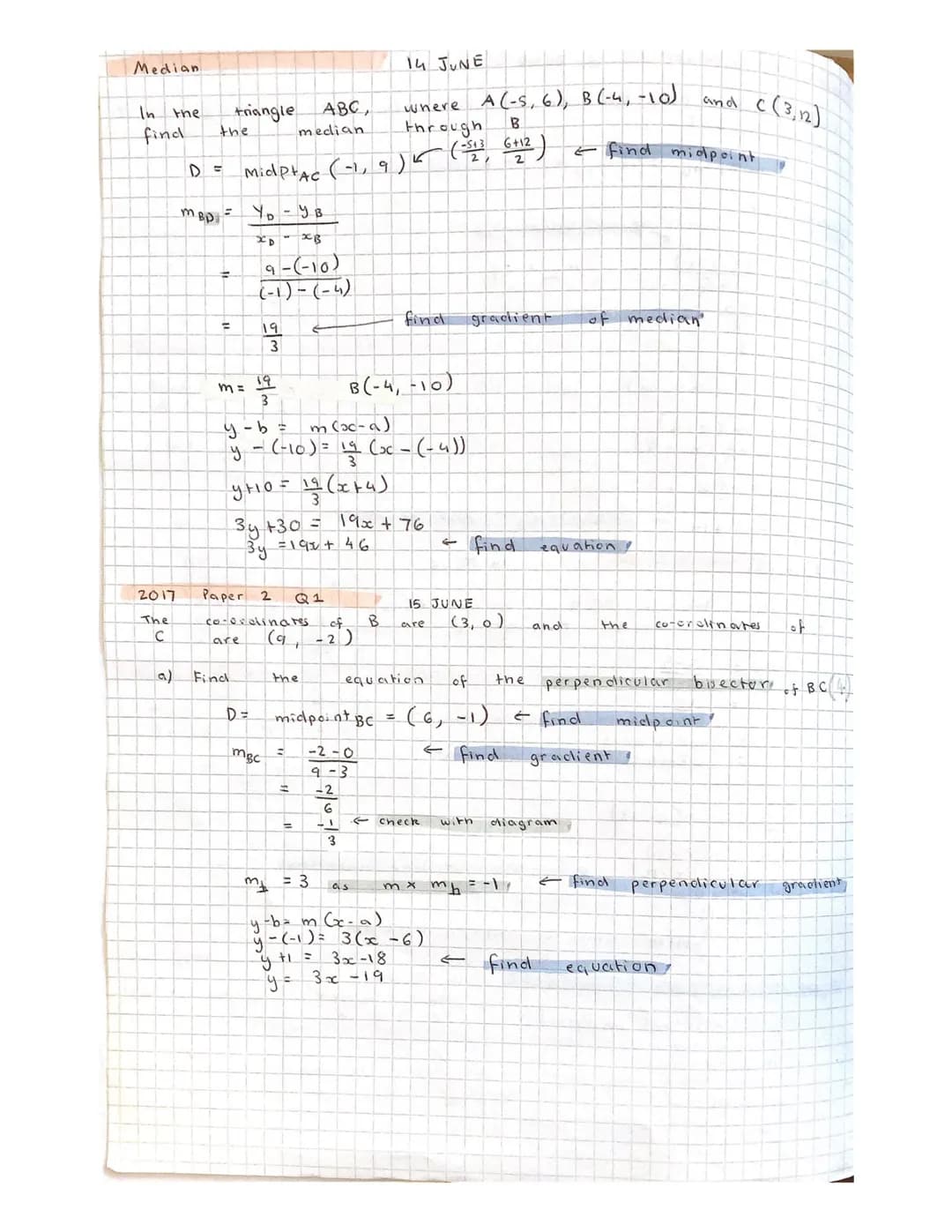 Collinearity
Are
collin ear?
Distance
MAB
Common
Distance
Midpoint
d=
X:
the
ÿ:
m=tane
what
makes
positive
Live
=
Find
A (1,7)
тав
=
=
=
For