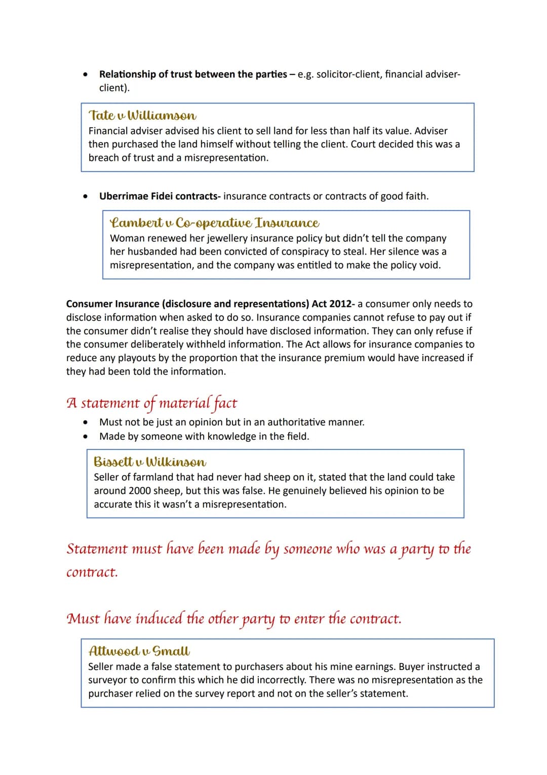 Vitiating
Factors Introduction
Vitiating factors- make the contract voidable, so it has no legal standing. Court may
treat contract as it ne