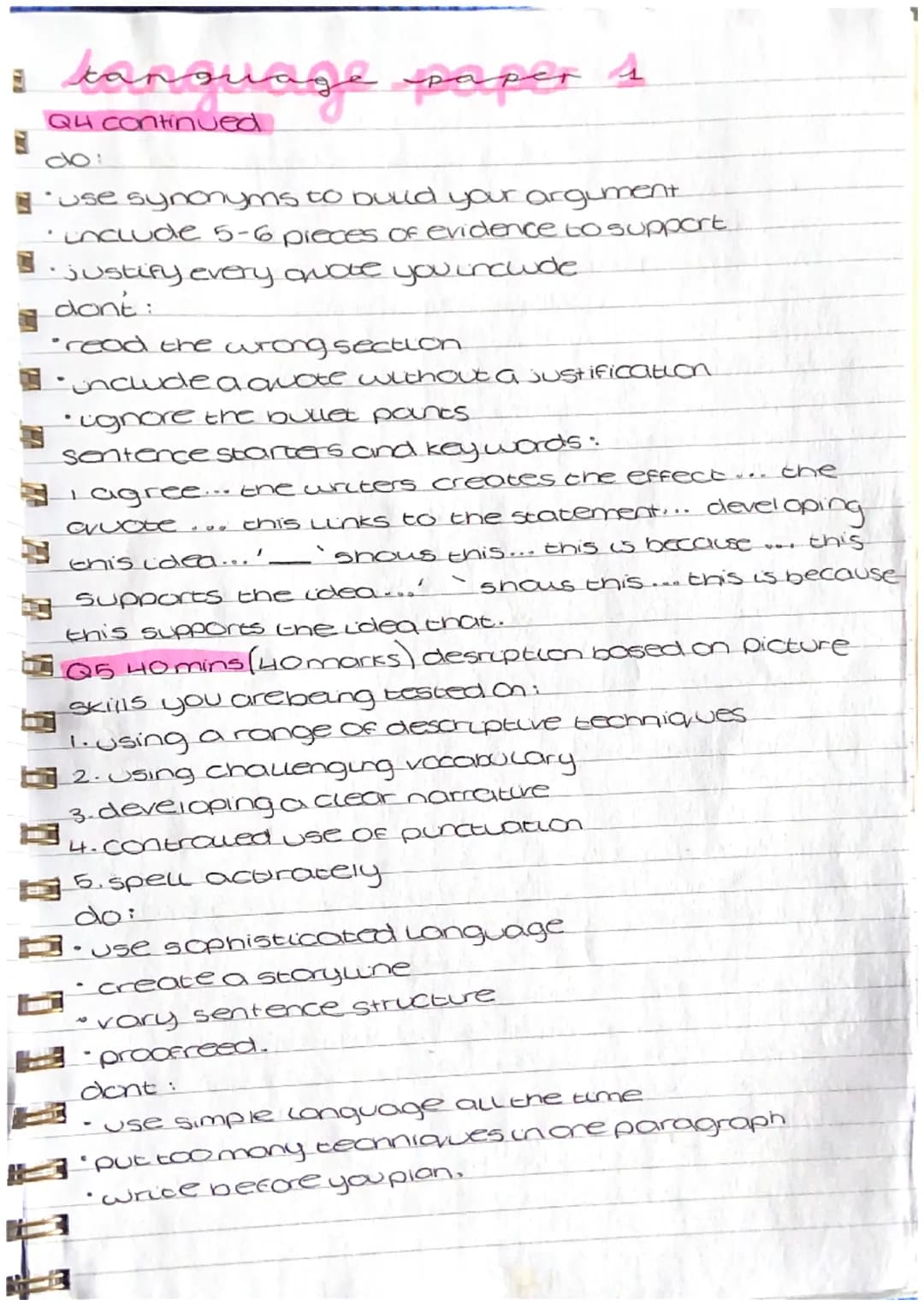 T
kansuage paper &
сде
QI (5mins) (4 marks)
Skill you are being tested on:
1.reading correct section
2. picking information on the correct t