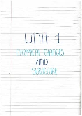 Know higher chemistry- unit 1  thumbnail