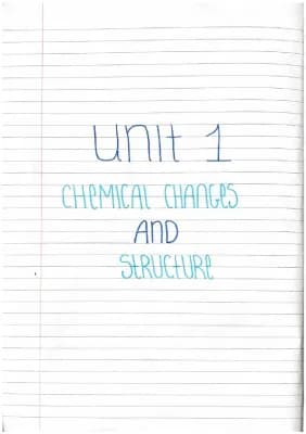 Know higher chemistry- unit 1  thumbnail