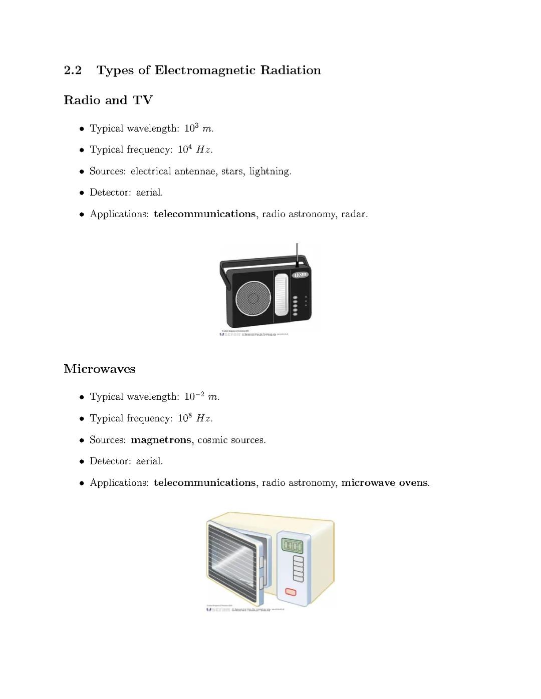 N5 Physics Waves: Types of Electromagnetic Radiation