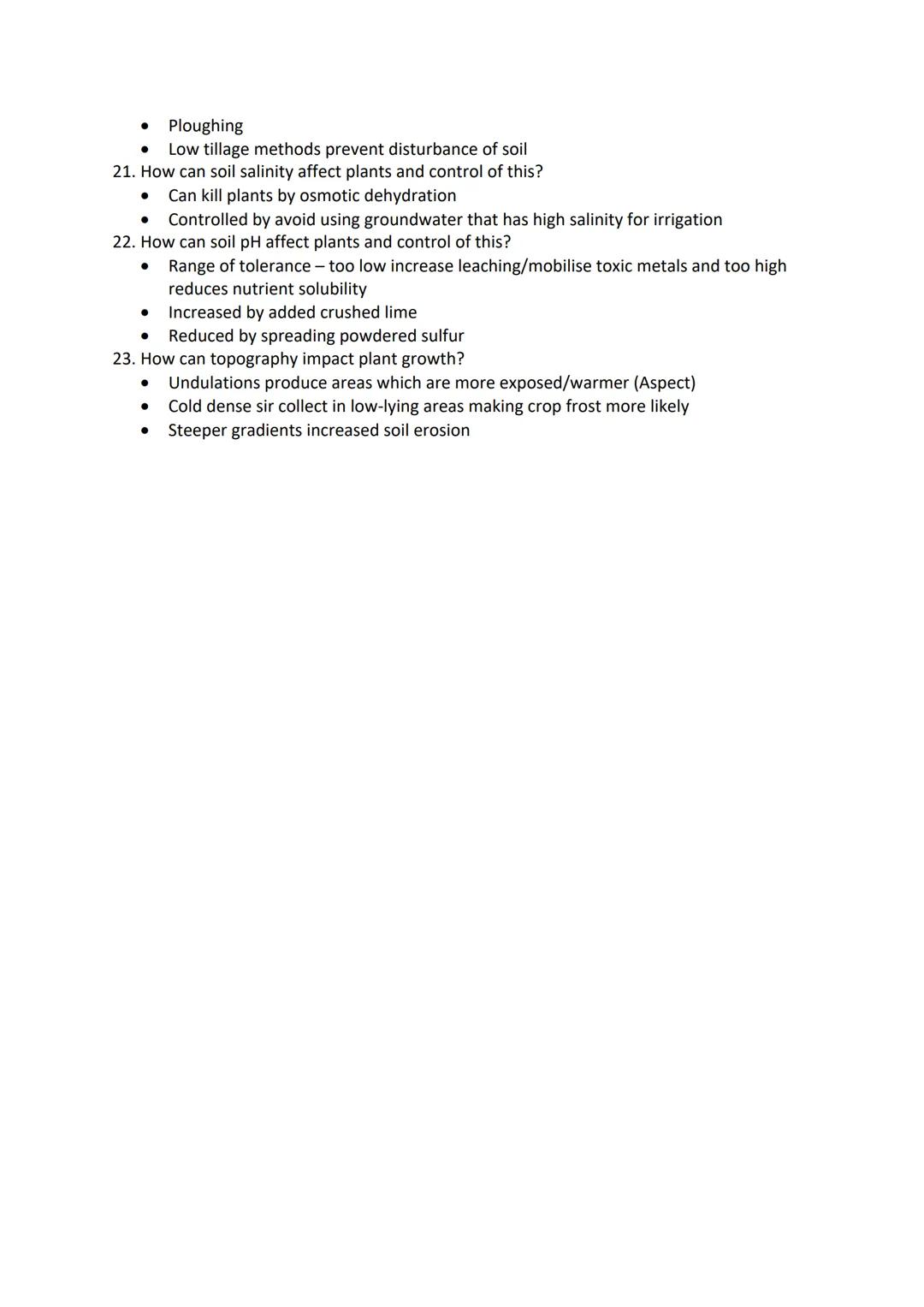 ### 3.5.1 agriculture

1. Describe how species are selected for agriculture
   - Market demand and access
   - Whether envi conditions are w