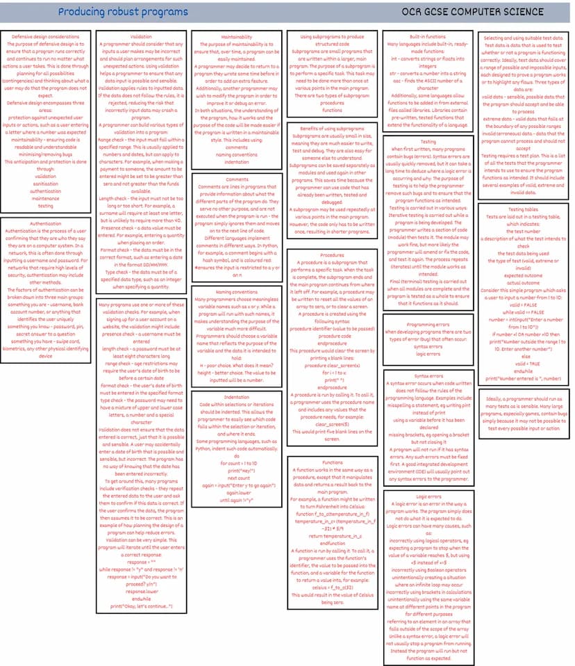 Computational thinking
OCR GCSE COMPUTER SCIENCE
Computational thinking
Computers can be used to help solve
problems. However, before a prob