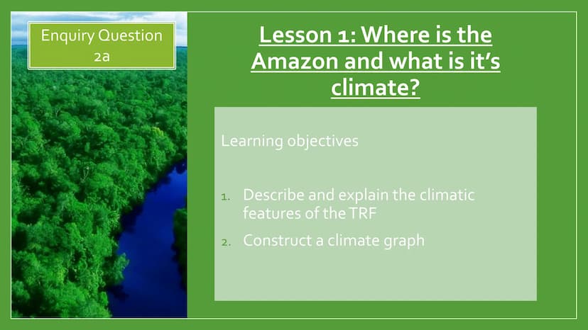 TUNDRA
TAIGA
TROPICAL
RAIN FOREST
TEMPERATE DECIDUOUS FOREST
DESERT
TROPICAL GRASSLAND
AND
TAIGA
TEMPERATE
GRASSLAND
TUINISIMER
ENQUIRY Q 2: