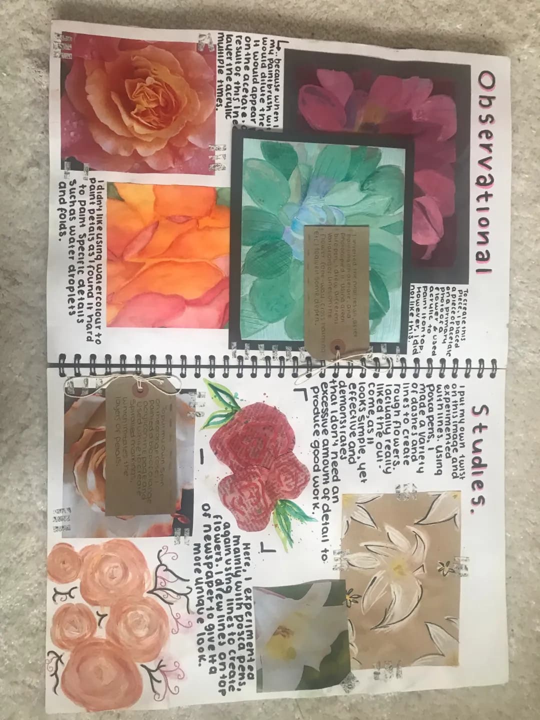GCSE Art Observational Studies Tips & Posca Pen Ideas for Beginners