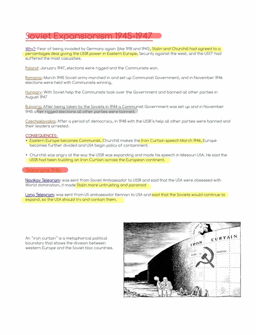 Cold War revision
The meetings during the Cold War:
VS
Tehran Conference, November 1943
Meeting of Roosevelt (USA), Stalin (USSR) and Church