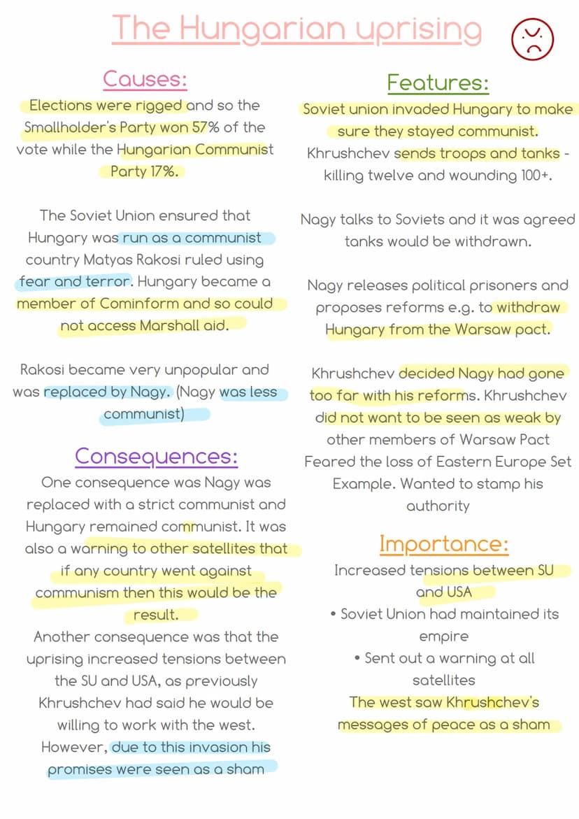 Cold War revision
The meetings during the Cold War:
VS
Tehran Conference, November 1943
Meeting of Roosevelt (USA), Stalin (USSR) and Church