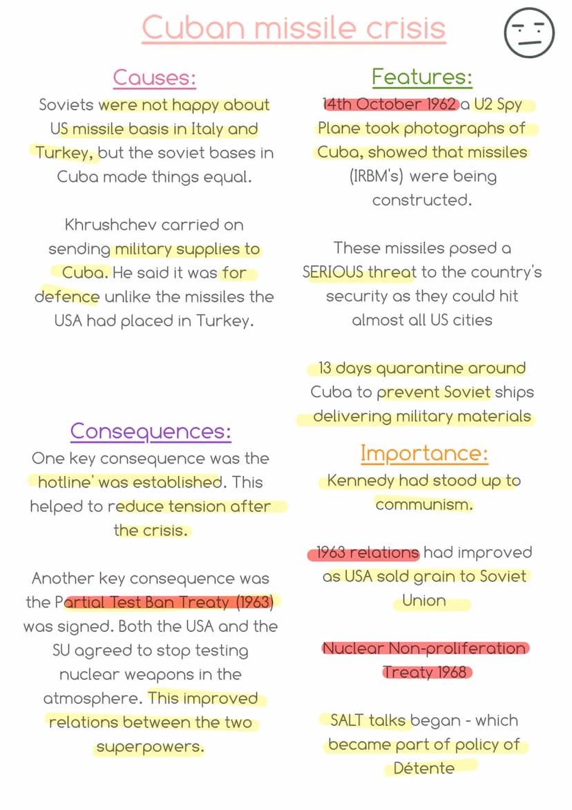 Cold War revision
The meetings during the Cold War:
VS
Tehran Conference, November 1943
Meeting of Roosevelt (USA), Stalin (USSR) and Church