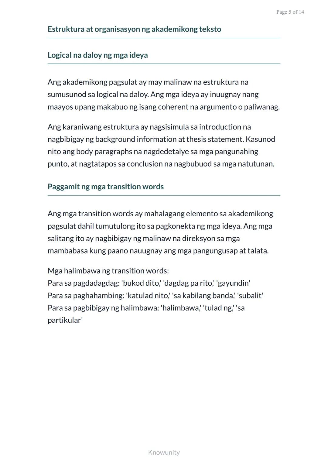 # Pag-unawa sa Akademikong Diskurso: Katangian ng Akademikong Pagsulat

Pag-aaral ng mga katangian at elemento ng akademikong pagsulat

## M
