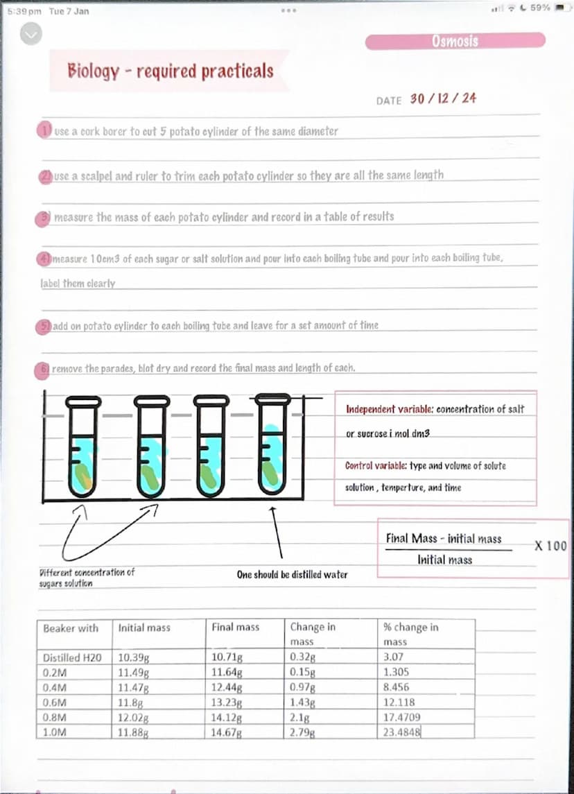 5:39 pm Tue 7 Jan
Microscopy
159%
Biology required practicals
1) collect a sample of the cell you wish
to observe.
remove the inner skin of 
