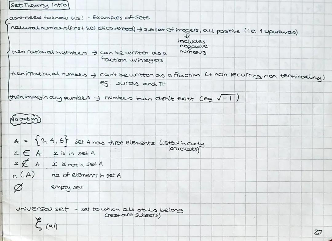 Set Theory and Venn Diagrams