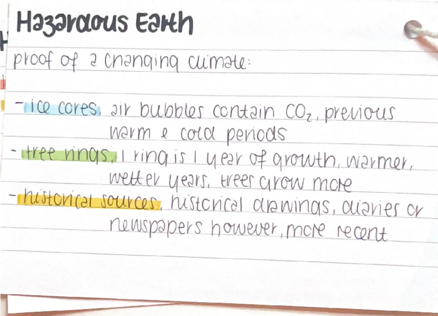 # Paper 1: Topic 1
Heat distributed by ① pressure differences and
② Ocean currents
① land & sea heat up differently
② cold, salty water sink