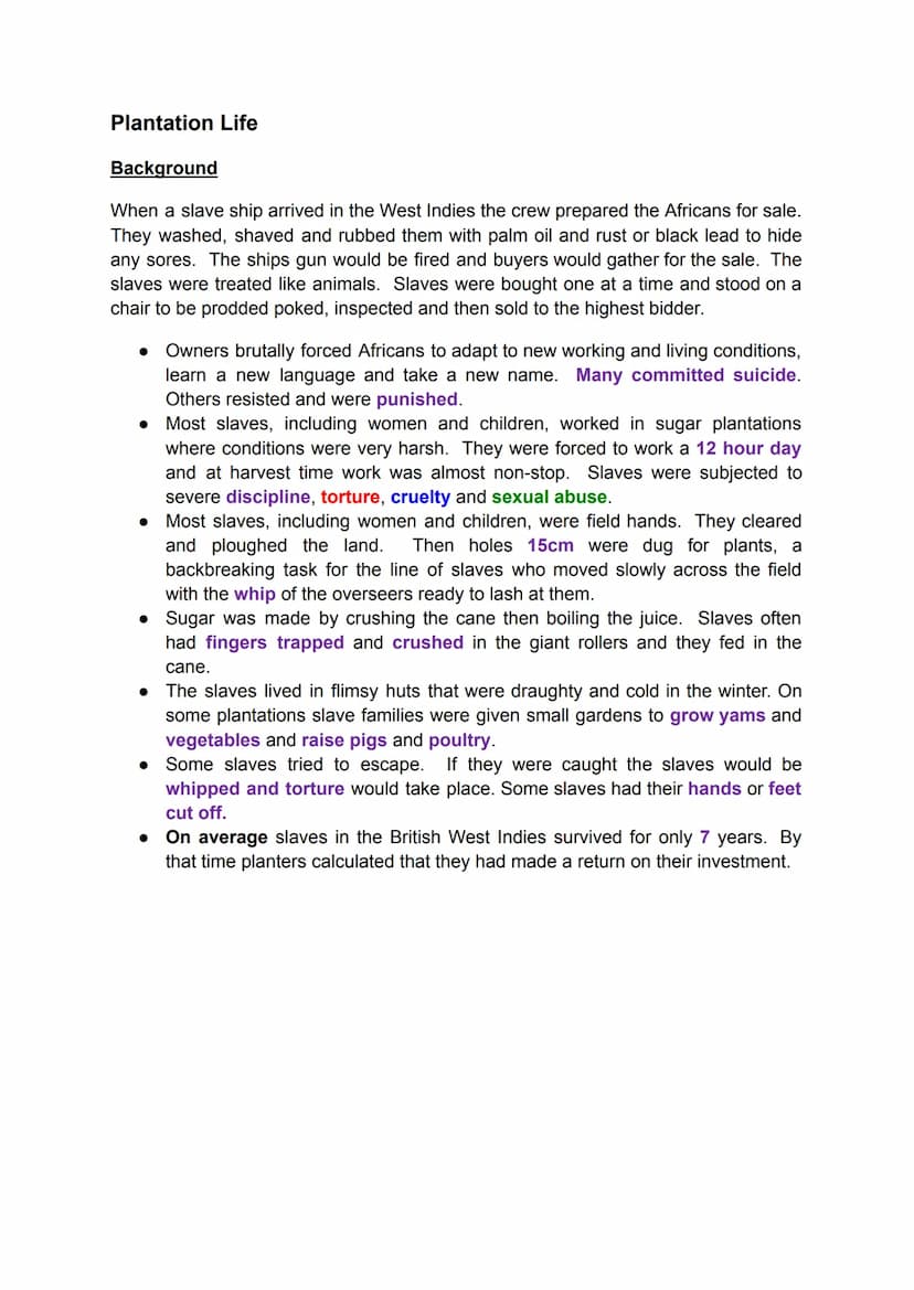 National 5 History Revision Notes
The Atlantic Slave Trade 1770-1807
NOT
MAN & The origins of the Atlantic Slave trade
Background
During the