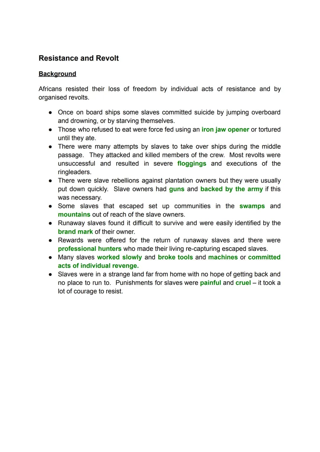 National 5 History Revision Notes
The Atlantic Slave Trade 1770-1807
NOT
MAN & The origins of the Atlantic Slave trade
Background
During the