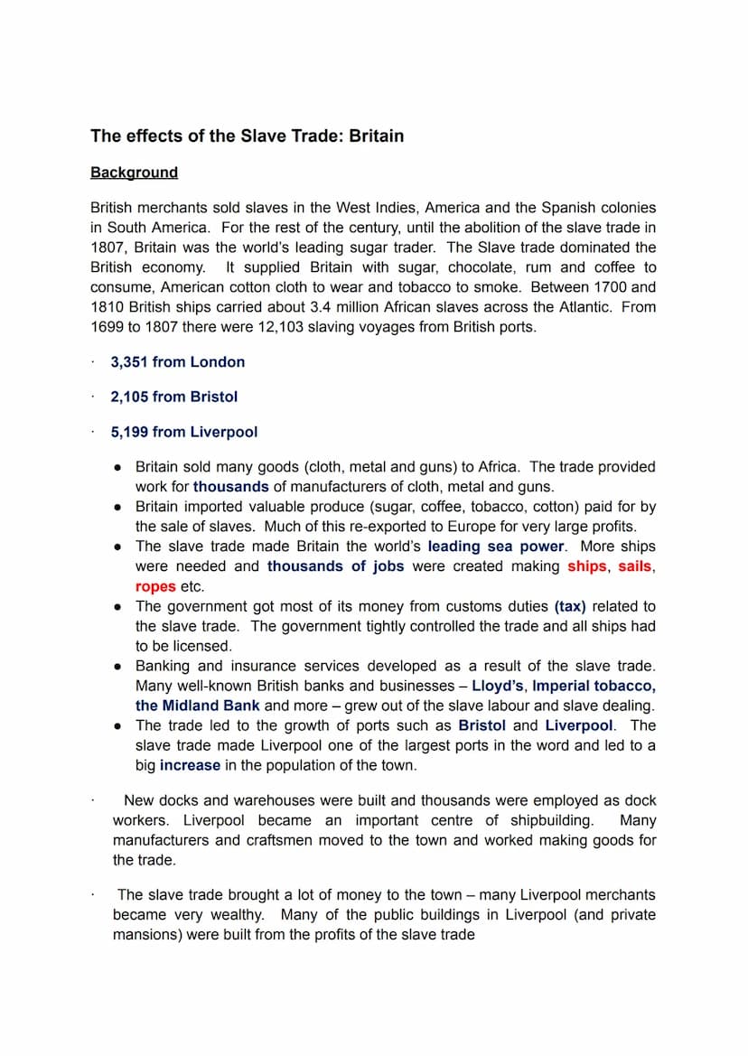 National 5 History Revision Notes
The Atlantic Slave Trade 1770-1807
NOT
MAN & The origins of the Atlantic Slave trade
Background
During the