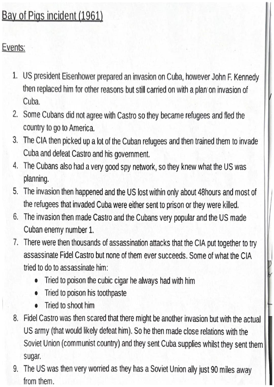 Tough military dictatorship.
The leader Batista was a very
important person and made all
decisions. If you disagreed with
him or made any ru