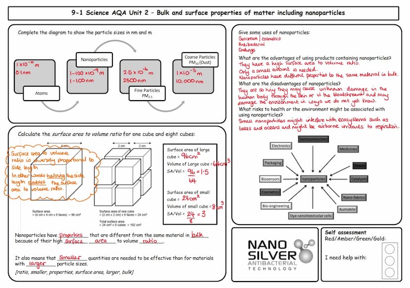 Properties of metals and alloys
This is a picture of the structure of a
metal alloy.
1. Why do metals have high melting and
boiling points? 