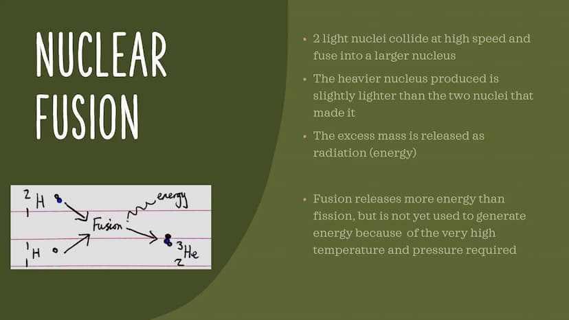 NUCLEAR FUSION AND FISSION NUCLEAR
FISSION
235
92
U
91.
7 36
Pon
Kr
143 Ba
56
zón
235 U
92
• Nuclear reaction used to release energy from la
