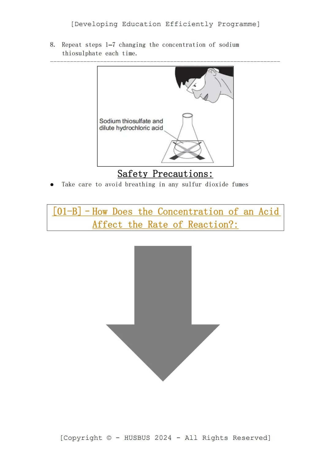 [Developing Education Efficiently Programme]
D.E.E. P. Required Practicals - Chemistry Paper 02
(Verified From AQA Combined Science Specific
