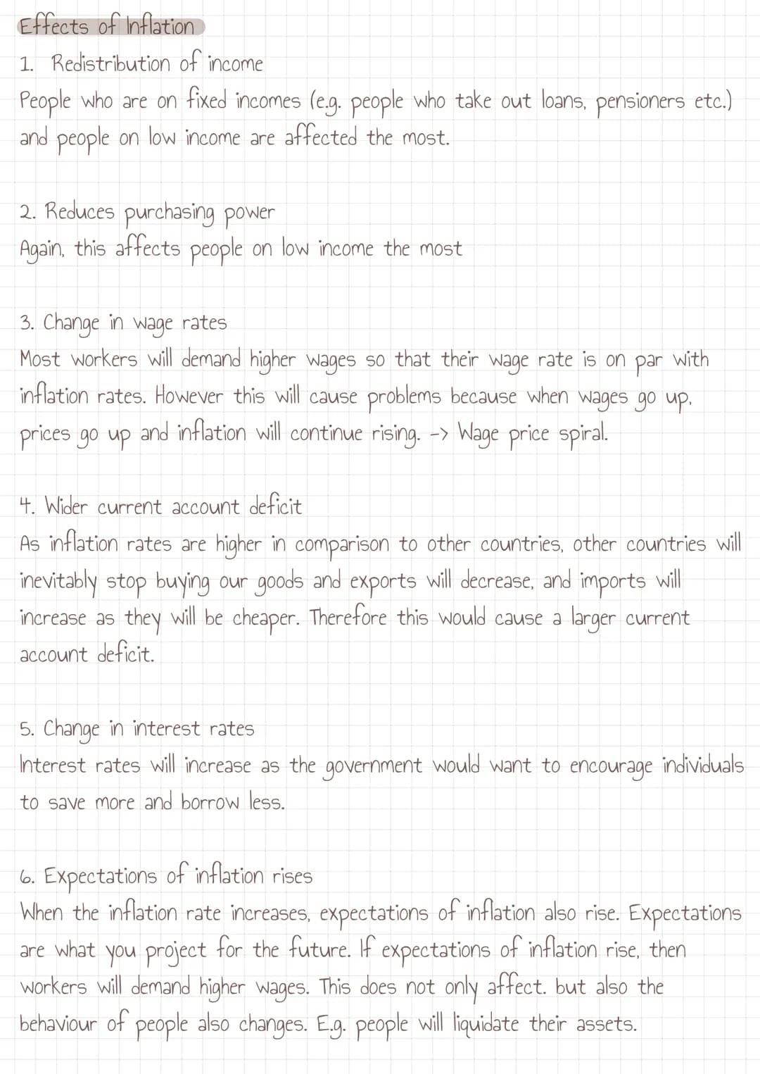 THEME 2: INFLATION Inflation
Inflation is the persistent and considerable increase in the general price level.
The price growth is positive 