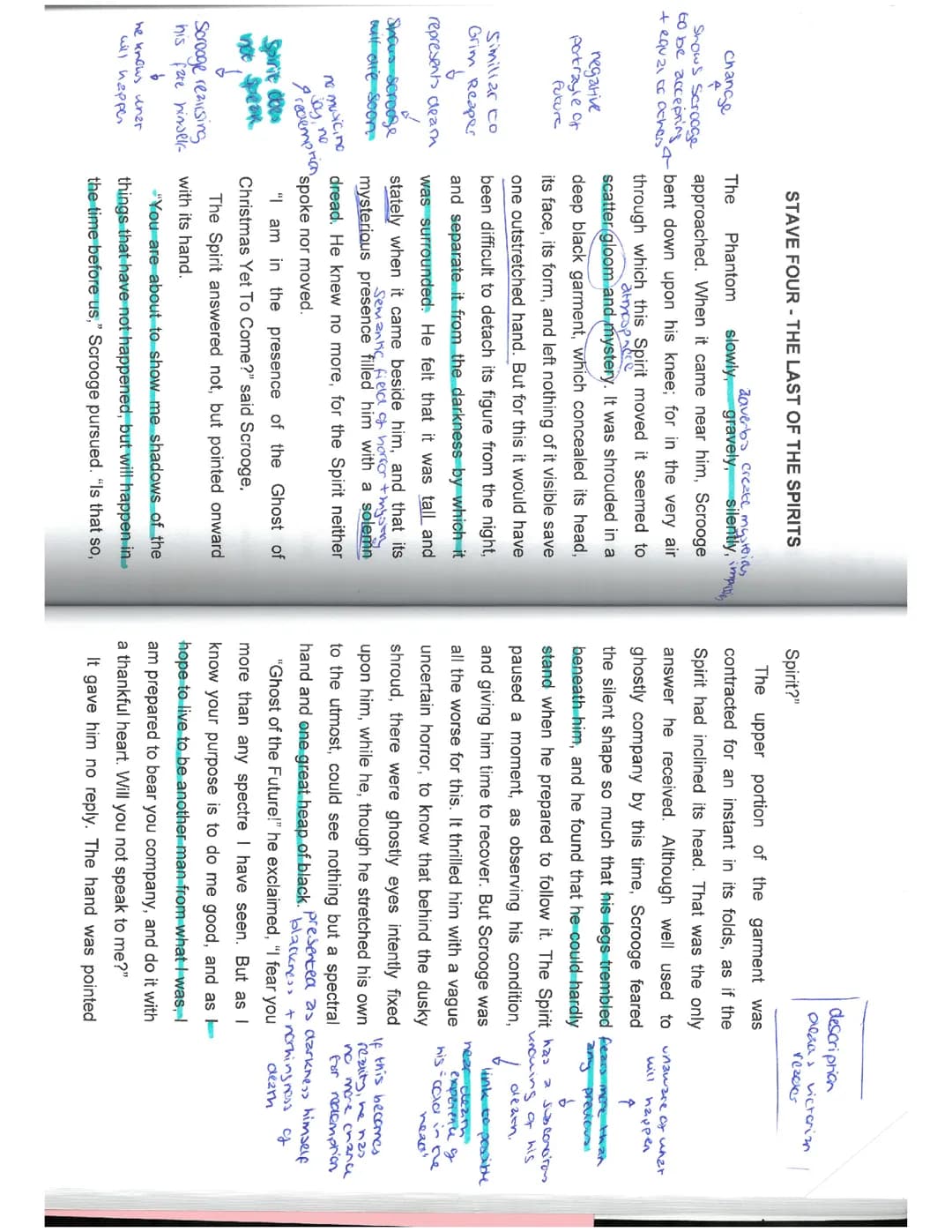 A Christmas Carol - Stave 4 Annotated
