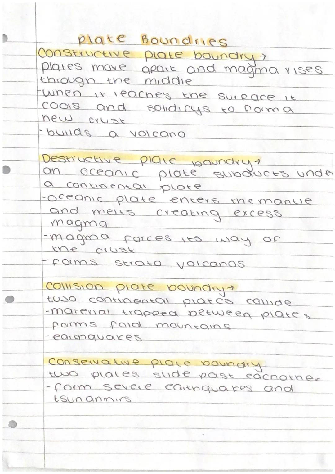 The earths structure

inner core - hottest part of the
earth
-made of iron and nickel
-temp up to 5500°C

Outer core liquid layer
-made of i
