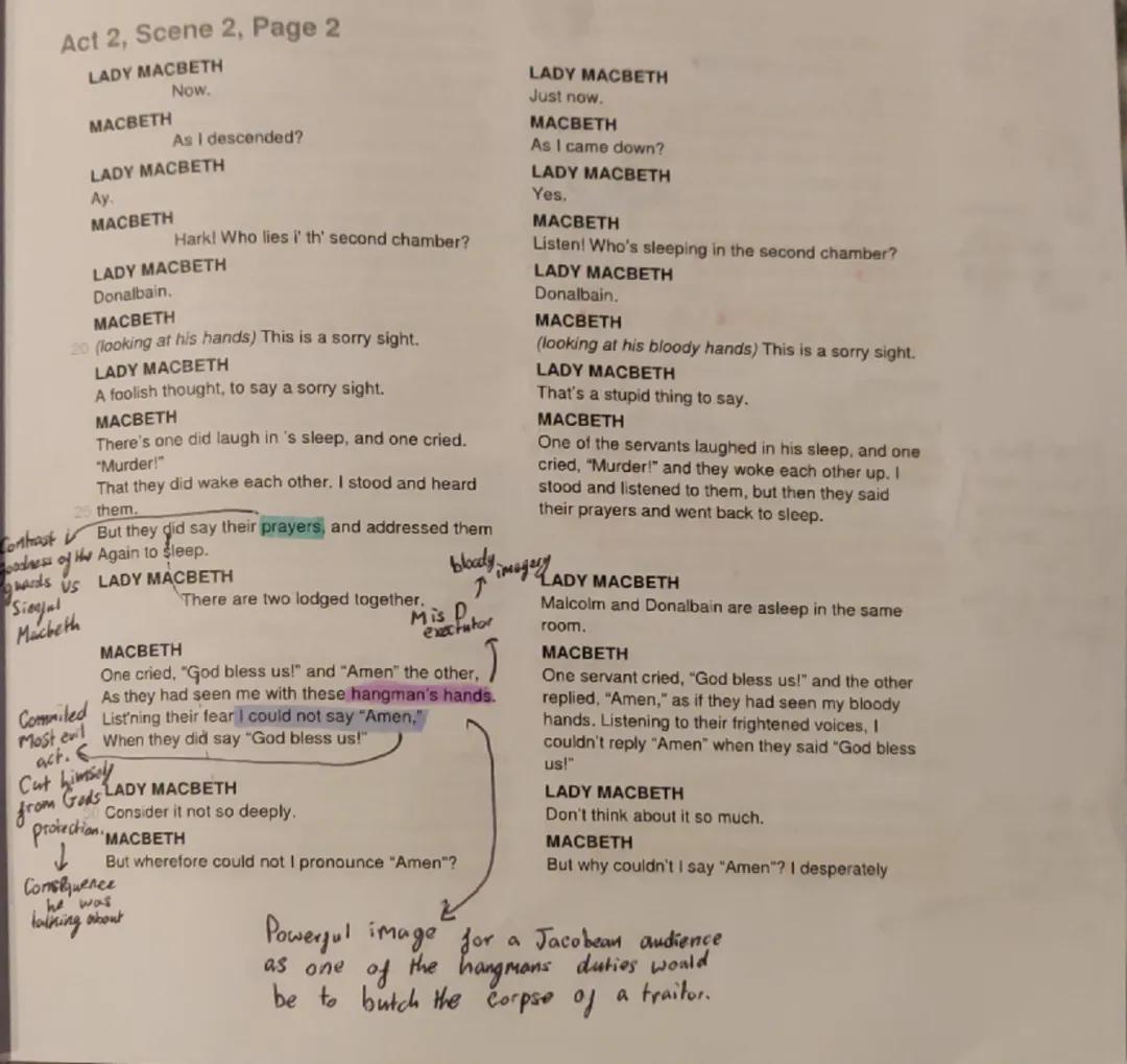 Macbeth Act 2 scene 2