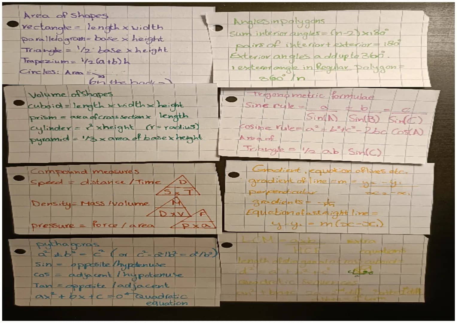 Area of shapes
vectangle = length x width
parallelogram = base x height
= 1/2" base x height
Triangle
Trapezium= 1/₂ (a+b)h
Circles: Area
on