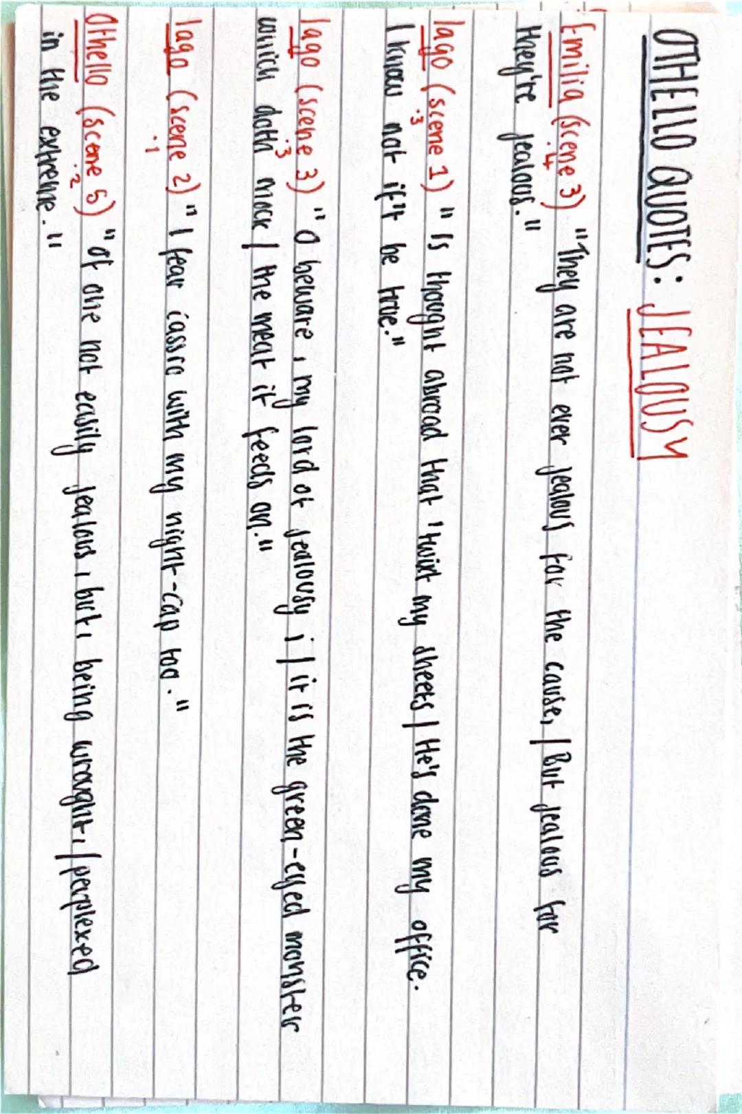# SIGNIFICANT

Iago (1.1): "in following him, I follow lost myself"
Iago (1.3): "He hath a daily beauty in his life that makes me ugly"
Iago