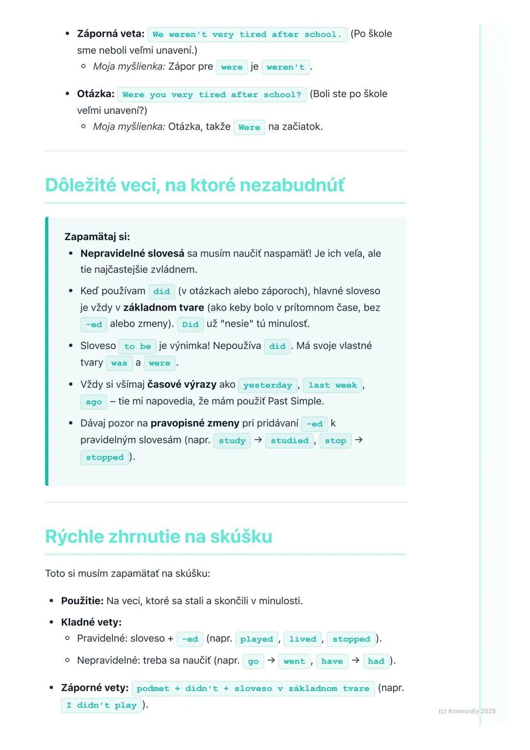 # Minulý jednoduchý čas (Past
Simple)

## Úvod / Čo je to minulý čas?

Minulý jednoduchý čas, po anglicky Past Simple, je super dôležitý! Po
