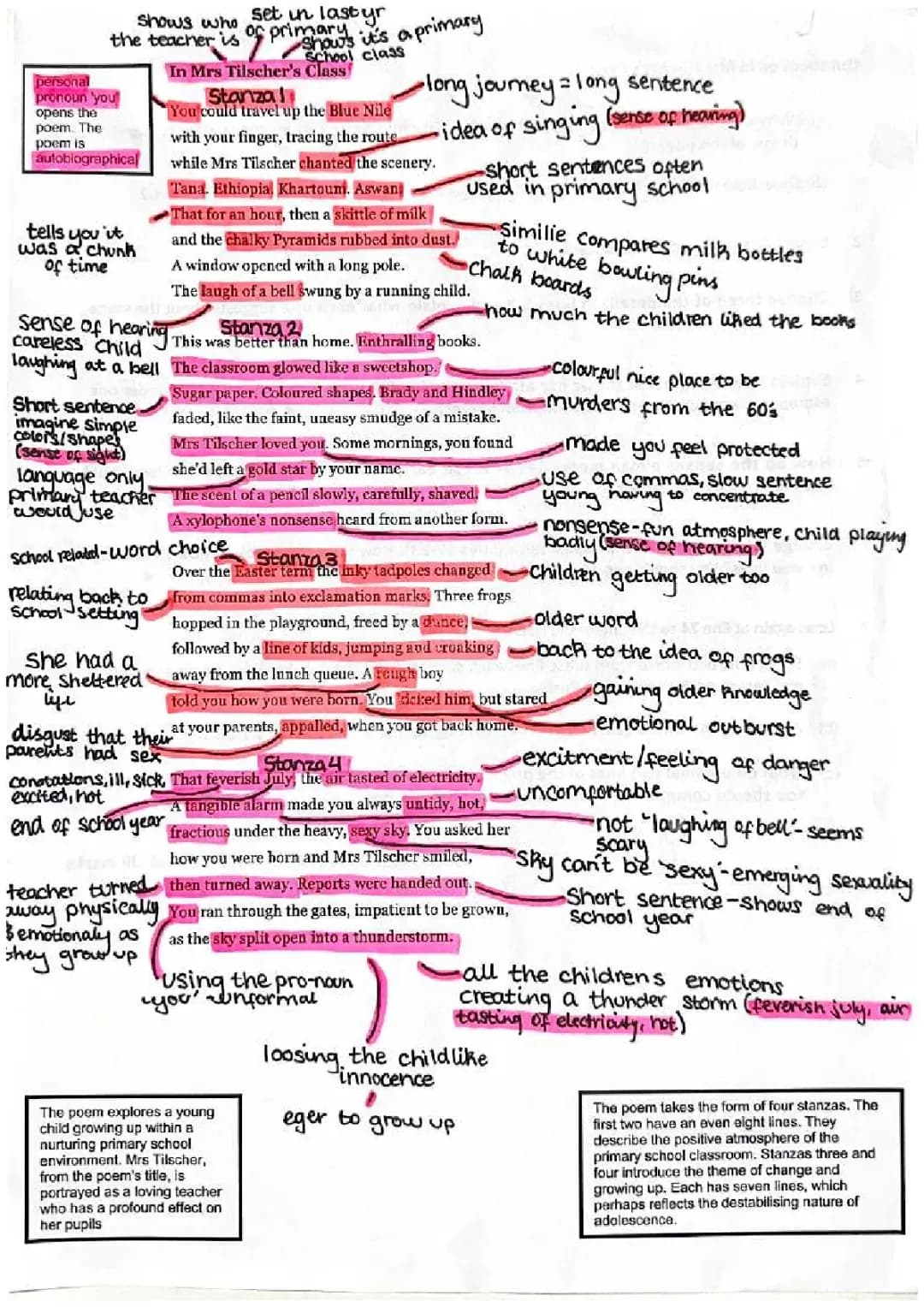 Exploring Mrs Tilscher's Class: A Fun Look at Poems and School