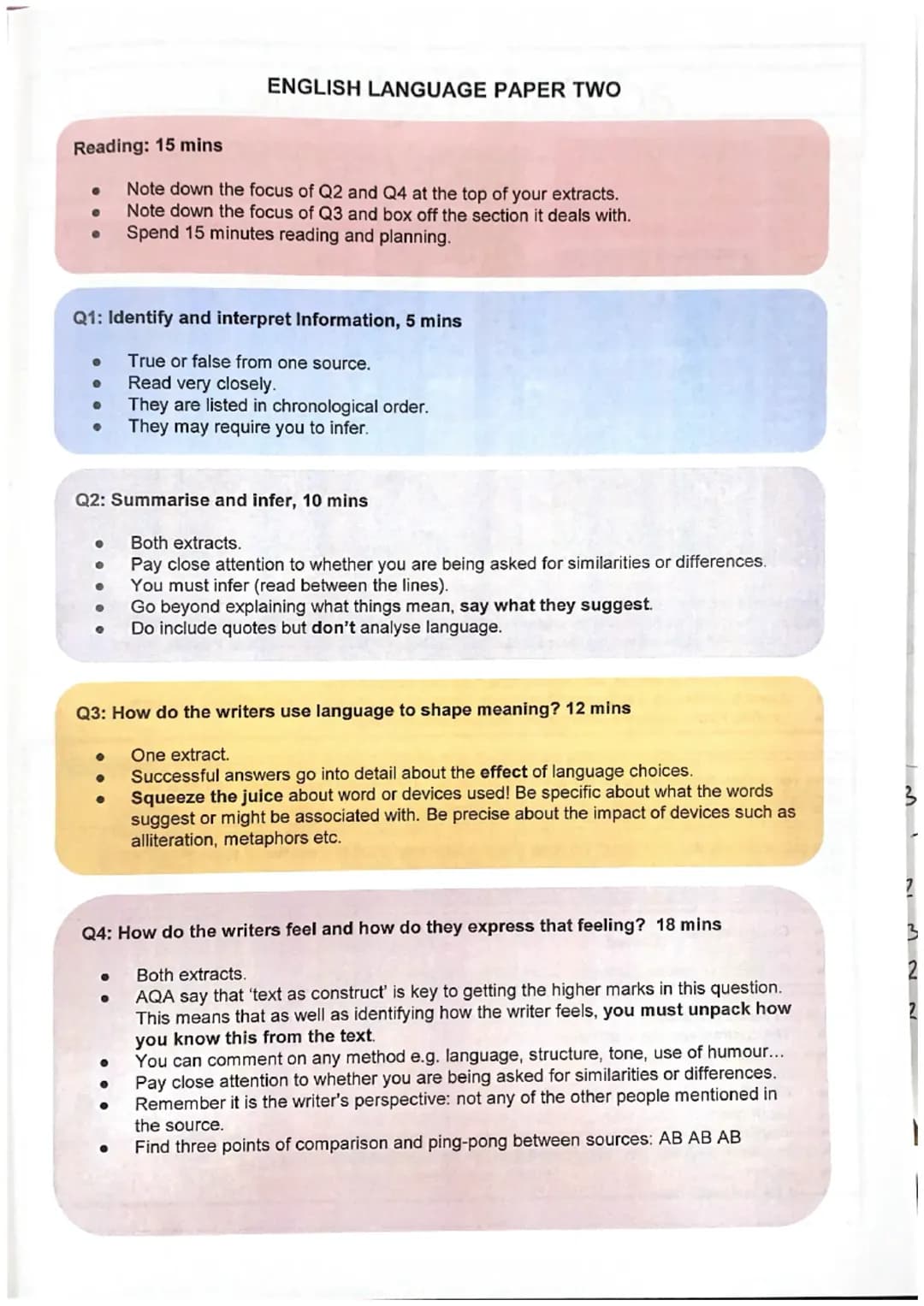 English language paper 2 