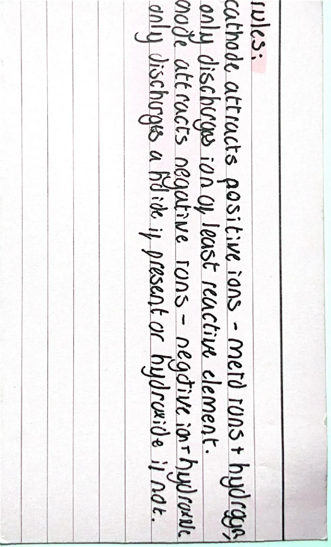 →
chemistry chemical charges
Seperating metds from meto oxides. OILRIG for electrons
oxidation- goning oxygan
reduction = loss of oxygen
how